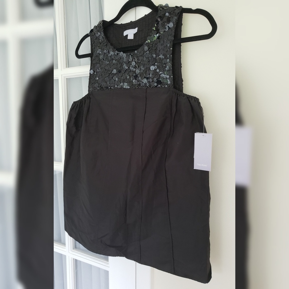 Vera Wang sequin sleeveless top